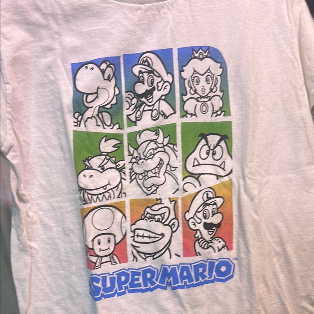 Super Mario boy’s Character Grid t-shirt